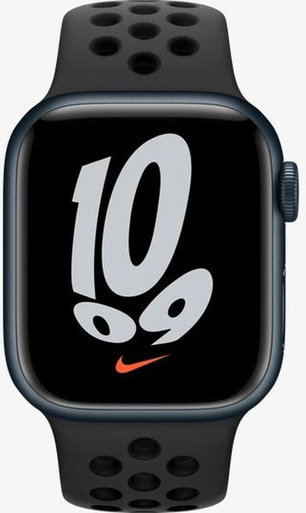 Apple Watch Nike Series 7 GPS 41mm Midnight Aluminium Case Anthracite/Black Nike Sport Band (MKN43) 